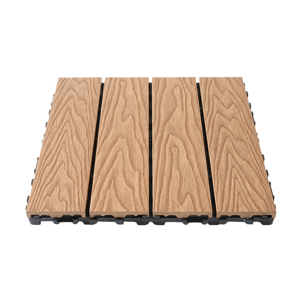 Første generation af 3D præget terrassebord