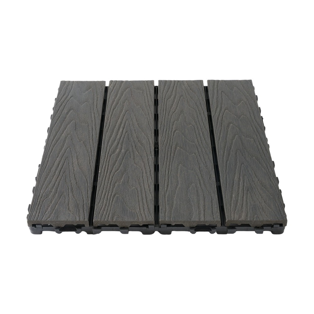 Første generation af 3D præget terrassebord